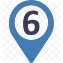 Six Location  Icon