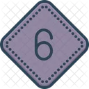 Six Number  Icon