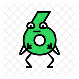 Six Number  Icon