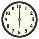Six o'clock  Icon