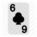 Six of clubs  Icon