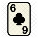 Six Of Clubs  Icon