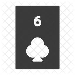 Six Of Clubs  Icon