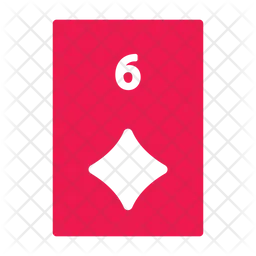 Six Of Diamonds  Icon