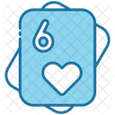 Six Of Heart Icon