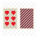 Six of hearts  Icon