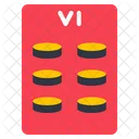 Six of pentacles  Icon