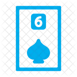 Six Of Spades  Icon