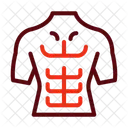 Six Pack Muscle Body Icon