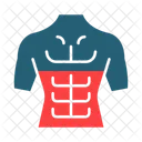 Six Pack Muscle Body Icon
