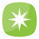 Asterisk Star Typographical Icon