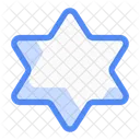 Six Pointed Star Feedback Like Icon