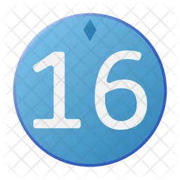 Sixteen  Icon