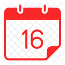 Sixteen Calendar Calender Icon