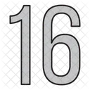 Numbers Days 16 Icon