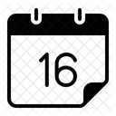 Sixteen Calendar Calender Icon