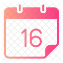 Sixteen Calendar Calender Icon