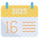 Sixteenth 2025 Icon