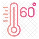 Sixty Celsius Temperature Icon