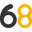 Sixty eight  Symbol