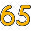 Sixty Five Count Counting Icon