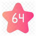 Sixty Four Shapes And Symbols Numeric Icon