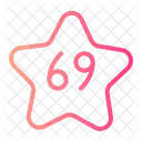 Sixty Nine Shapes And Symbols Numeric Icon