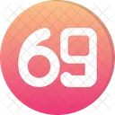 Sixty Nine Count Counting Icon