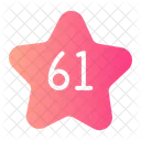 Sixty One Shapes And Symbols Numeric Icon
