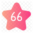 Sixty Seven Shapes And Symbols Numeric Icon