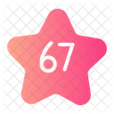 Sixty Seven Shapes And Symbols Numeric Icon