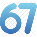 Sixty Seven Count Counting Icon