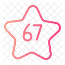 Sixty Seven Shapes And Symbols Numeric Icon