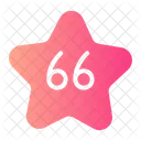 Sixty Seven Shapes And Symbols Numeric Icon