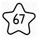 Sixty Seven Shapes And Symbols Numeric Icon