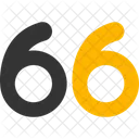Sixty six  Symbol