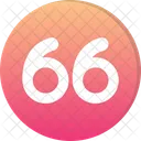 Sixty Six Count Counting Icon