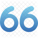 Sixty six  Symbol