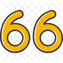 Sixty six  Icon