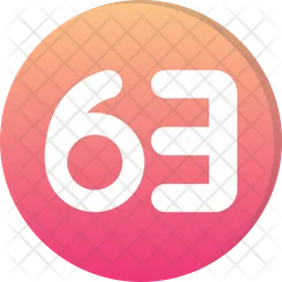 Sixty three  Icon