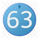 Sixty Three Coin Crystal Icon