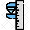 Size Dimension Magnitude Proportions Scale Measurement Extent Large Small Icon