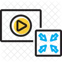 Sizing Video Sizing Video Icon