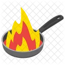 Sizzling Pan Sizzler Soarching Icon