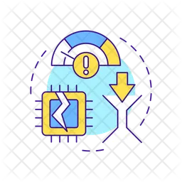 Skalierbarkeitsengpass  Symbol