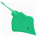 Skate Fish Flat Fish Icon