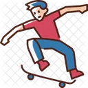 Skate Patineta Patinaje Icono
