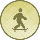 Skate Boarding Skateboard Icon