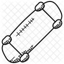 Skateboard Footedness Ramp Icon