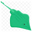 Skate Fish Flat Fish Icon